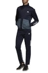 adidas MTS Fabric Mix Tracksuit, Men, Tinley/Azuleg, M