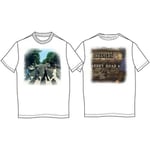 The Beatles Men's Premium Tee: Abbey Road (back Print) - White