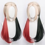 Party Gift Suicide Squad Harley Quinn 25.6" Long Hair Women Wig Costume Cosplay