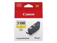 Canon Pfi-5100 Y - 14.4 Ml - Gul - Original - Hängande Låda - Bläcktank - För Imageprograf Pro-310