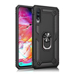 Samsung Galaxy A70      Military Armour Case    Black