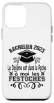 Coque pour iPhone 12 mini Baccalauréat 2025 Bachelier BAC Expression Ado Fête Vacances