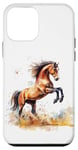 Coque pour iPhone 12 mini Majestic Horse – Hommes, femmes et petites filles, équitation, couleur