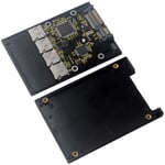 Carte Adaptateur 2,5 Pouces 4 TF Vers SATA, Disque SSD Auto-Fabriqué, pour de Groupe Micro-SD SATA