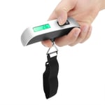 Raguso 50Kg Electronic Scales LCD Digital Electronic Scales with Hanging Hook Luggage Scale Portable Weighing Tool for Travel Home