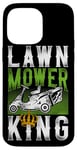 iPhone 14 Pro Max Lawn Mower Mowing Dad Father Landscaper Tractor Lawn Mower Case