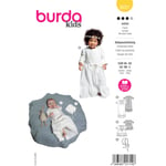 Burda 9221 - Dåpskjole & Kyse EUR: 56-92, US: 1M-2