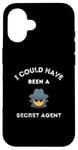 Coque pour iPhone 16 Spy Secret Agent Movie Books Fan Reader Dad Père Mom