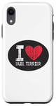 Coque pour iPhone XR I Love Bull Terrier - Dog Is My Life - I Love Pets