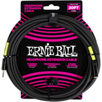 Ernie Ball 6425 Headphone Ext. Cable 6m, 3.5 mm hunn - 3.5 mm hann