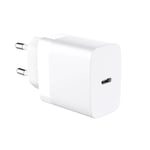 GEAR USB-C Oplader, 30W, 220V, hvid