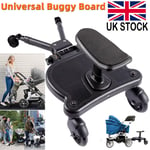 Universal Buggy Stroller Step Board Stand Toddler Wheeled Pushchair Connector UK