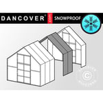 Dancover - Extension pour la serre en polycarbonate, titan Classic 480, 4,7m², 2,35x2m, Argent - Argenté