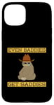 Coque pour iPhone 15 Plus Even Baddies Get Saddies Funny Sloth Cowboy Humour