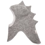 Huttelihut Dino balaclava vinterlue til barn, light grey