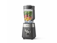 Philips 5000 series Blender HR3020/20, Bordplade blender, 2 L, Impulsfunktion, Knusning af is, 1000 W, Grå, Rustfrit stål