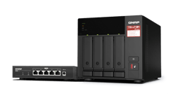 Qnap Ts-473a 4-bay Desktop Nas + 5-port 2.5g Switch