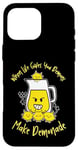 iPhone 16 Pro Max Funny Life Gives You Demons Make Demonade Lemons Lemonade Case