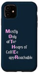 iPhone 11 Funny Mom Pun Crossword Puzzle Coffee Mother Case