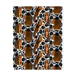 Marimekko Kurre voksduk White-brown-black-red