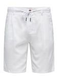 ONLY & SONS Onsleo Linen Mix 0048 Shorts Vit