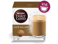 Kaffekapslar Dolce Gusto Cafe Au Lait, Låda Med 16 Kapslar