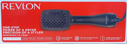 Revlon RVHA6475UK Perfectionist 2 in 1 Ionising Paddle Hair Brush Dryer NEW