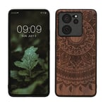 Wooden Case for Xiaomi 13T 13T Pro Indian Sun 