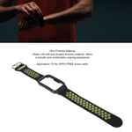 20mm Watchband Stylish For FREE Smart Watch Black Green + Black Shell