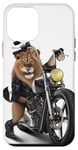 Coque pour iPhone 12 mini Lion Riding Classic Chopper Moto