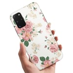 Samsung Galaxy A51 - Skal/Mobilskal Retro Blommor