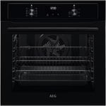 AEG BEX33501EB 59.4cm Built In Electric Single Oven Black