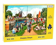 House of Puzzles - Big 500 Piece Jigsaw Puzzle - Happy Days