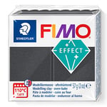 FIMO STAEDTLER Effect-Pain pâte à Modeler 57 g Effet, 8010-91 St, Gris Acier métallique, Metallic