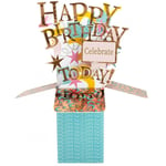 Second Nature 3D Pop Up Clever Cubes Birthday Card - Happy Birthday  CU003