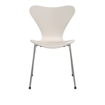 Fritz Hansen - Sjuan 3107 stol stålstativ krom 7:14 AM beige - Arne Jacobsen - Beige - Metall