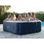 Spa gonflable Champion carré Bulles 6 places - Infinite Spa 185 x 185 x 65 Bleu