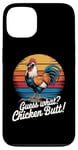 Coque pour iPhone 13 Guess What Chicken Butt Humour Chicken Butt