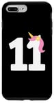 Coque pour iPhone 7 Plus/8 Plus Licorne pour 11e anniversaire pour enfants, filles, tout-petits, femmes, hommes