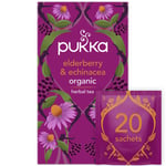 Pukka Te Elderberry & Echinacea 20 tepåsar