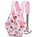 Aolso Porte bébé Poupée,Sac à Dos Porte-bébé Accessoire pour poupée, Porte-poupée en Coton Doux, pour Poupée de 14-18 Pouces, Accessoires de poupée Porte-bébé pour Enfants (Rose)