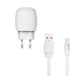 GEAR BY CARL DOUGLAS Gear, Usb Reseladdare Med Microusb-kabel, Vit