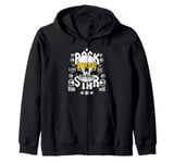 Rock and Roll Graphic Tees - I Love Rock N' Roll Designs Zip Hoodie