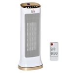 Ceramic Tower Heater 45° Oscillating Space Heater w/ Remote White