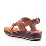 Women Wedge Sandals Lightweight Fashion Block Color PU Stick Strap Anti Skid Beach Casual Summer Plus Size 42 Ladies Flip Flop Sandals Brown