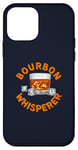 Coque pour iPhone 12 mini Costume humoristique Bourbon Whisperer pour amateurs de whisky