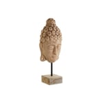 Dekorativ figur Brun Natur Buddha Orientalsk 20 x 12 x 48 cm