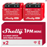 Shelly 1PM Mini Gen3 | Micromodule Relais Interrupteur connecté Wi-Fi &