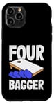 Coque pour iPhone 11 Pro Planche Four Bagger Cornhole Fun Sport Vibes