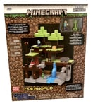 MINECRAFT NANO Scene Metalfigs Overworld Set Boxed & 2 Minifigures - NEW SEALED